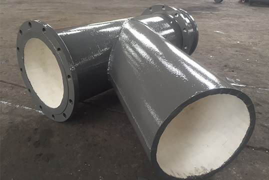 耐磨矿粉运送管道可以选陶瓷片吗？