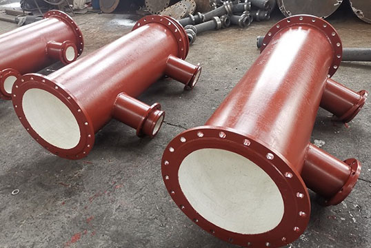 难以想象！DN500内衬耐磨陶瓷三通的耐磨魅力